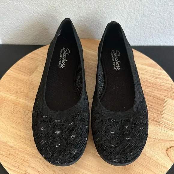 Skechers Shoes Skechers Cleo Sport Metallic Washable Flats